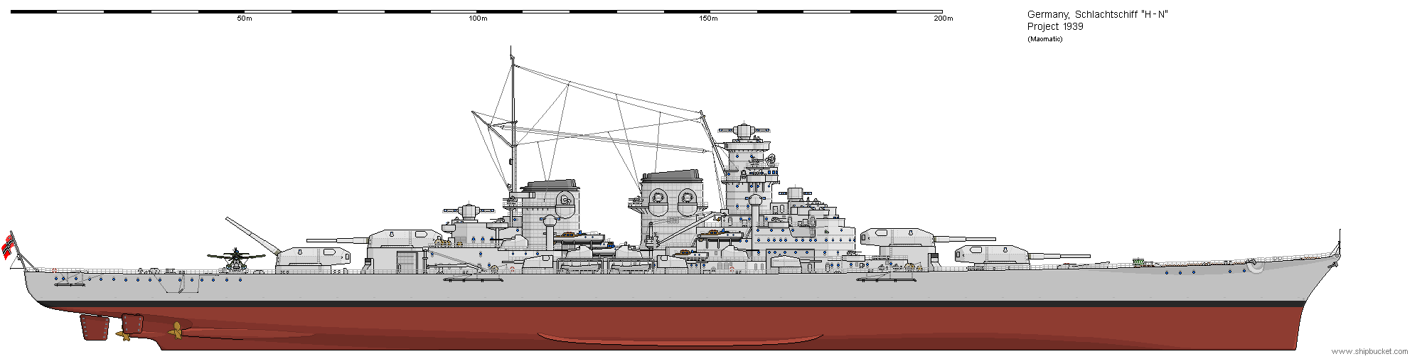 H Class Battleship Proposals Germany - H Class Battleship - Shipbucket